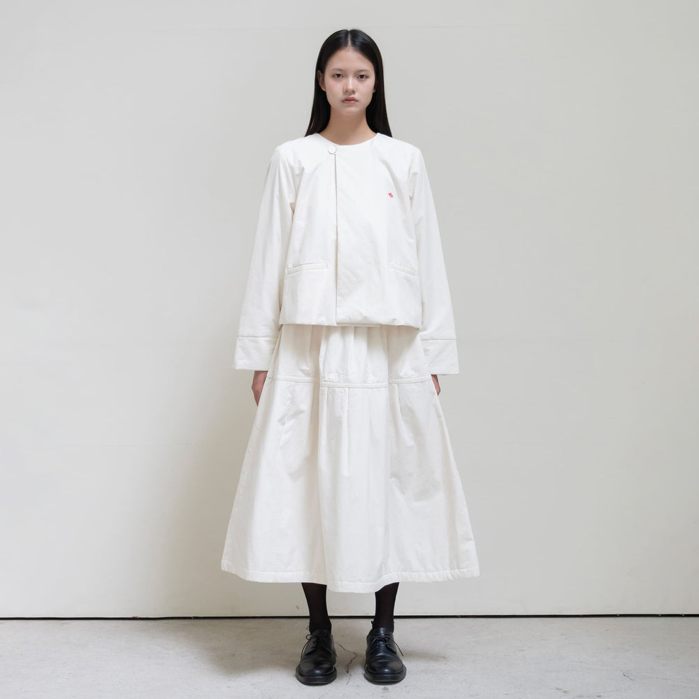 DANTON × eunoia - Tuck Padding Skirt