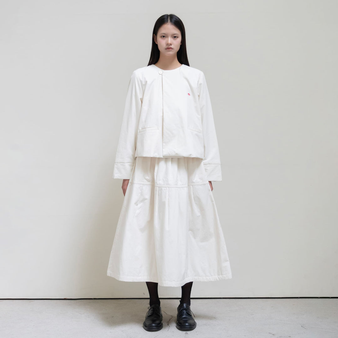 DANTON × eunoia - Tuck Padding Skirt