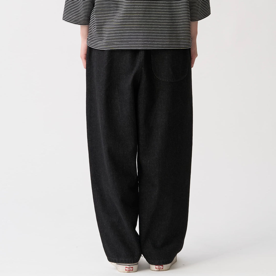 Women’s Black Denim Easy Pants