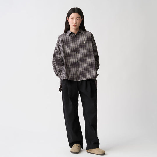 Women's Nylon Regular Collar Shirt