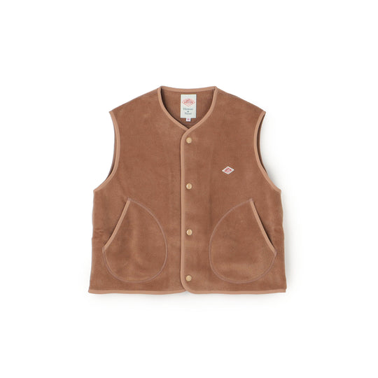 Women's Fleece Collarless Vest