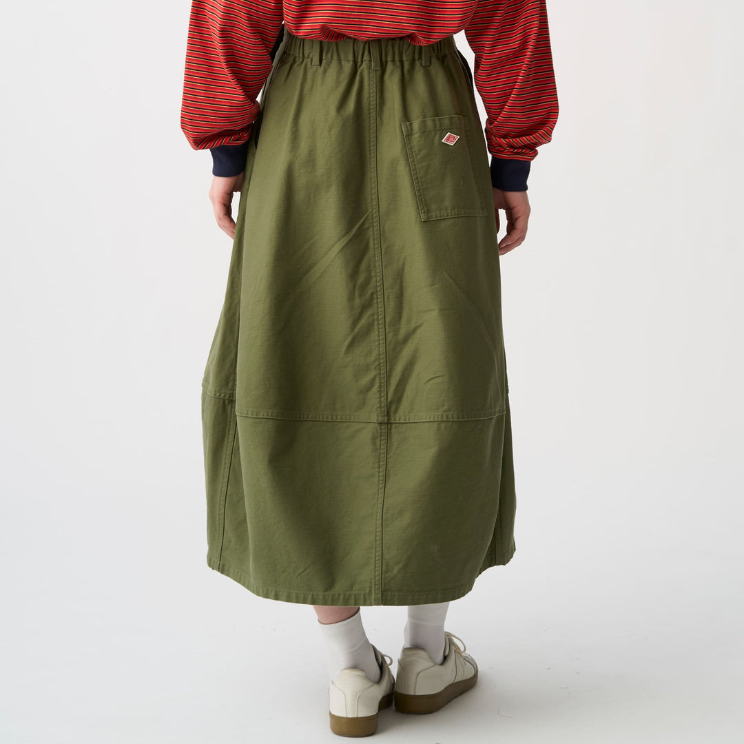 Women's Back Satin Cocoon Skirt