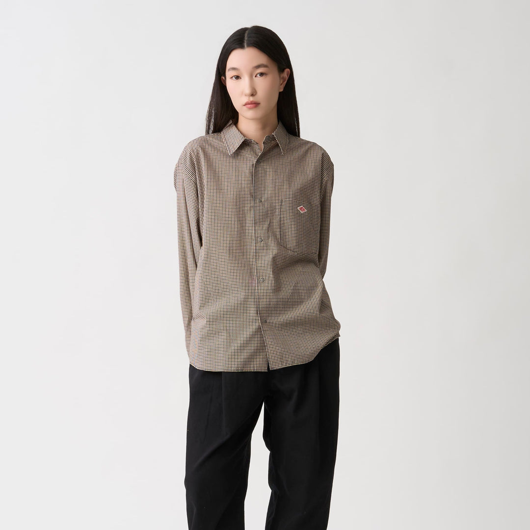 Women's Cotton Twill Classic Collar Shirt