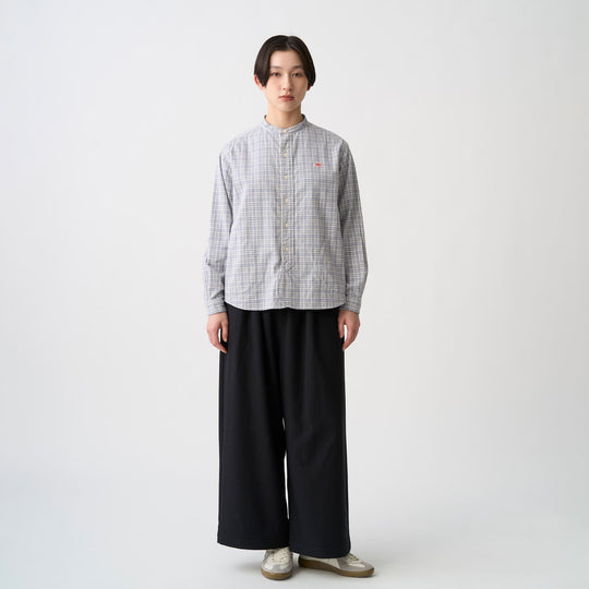 Women's Wool-Like Twill Cropped Wide Pants