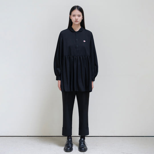 DANTON × eunoia - Round Collar Shirt