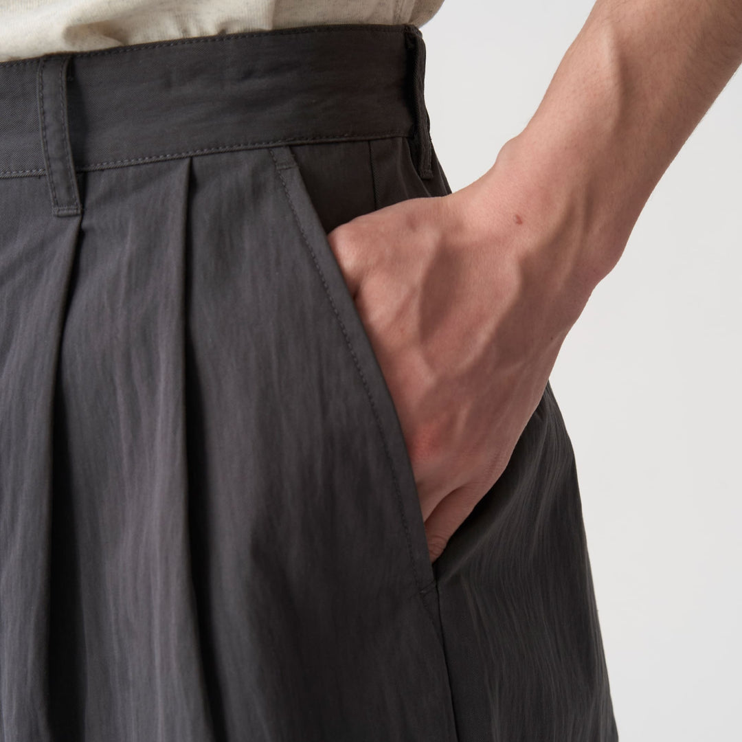 Men’s C/N Twill Double Pleated Easy Pants