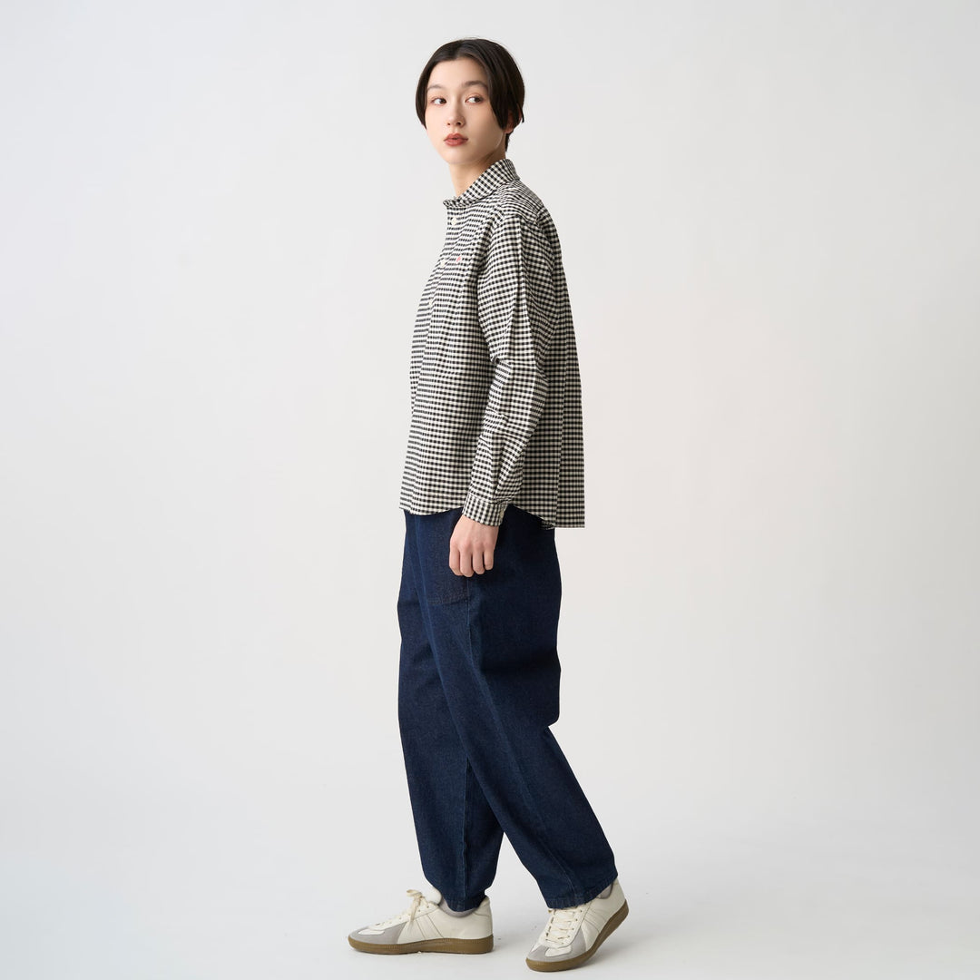 Women's Oxford Round Collar Pullover Shirt Pattern