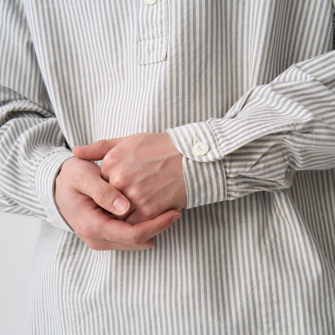 Men's Oxford Round Collar Pullover Shirt Pattern