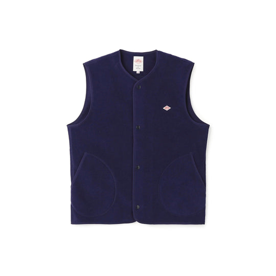 Men's Fleece Collarless Vest