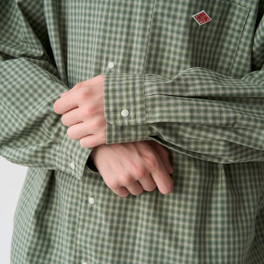 Men's Cotton Twill Button-Down Shirt