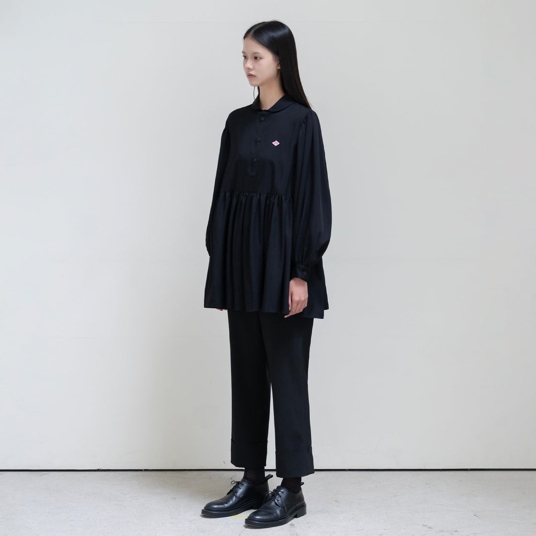 DANTON × eunoia - Round Collar Shirt