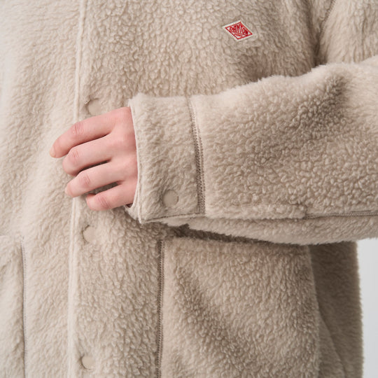 Women's Double Face Boa Coverall Jacket