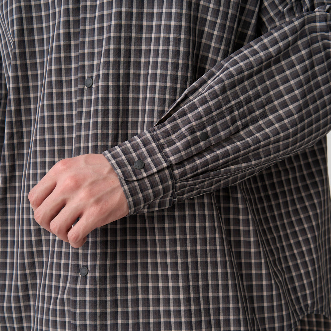 Men's Nylon Regular Collar Shirt