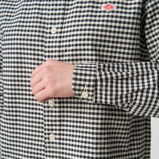 Women's Oxford Round Collar Pullover Shirt Pattern