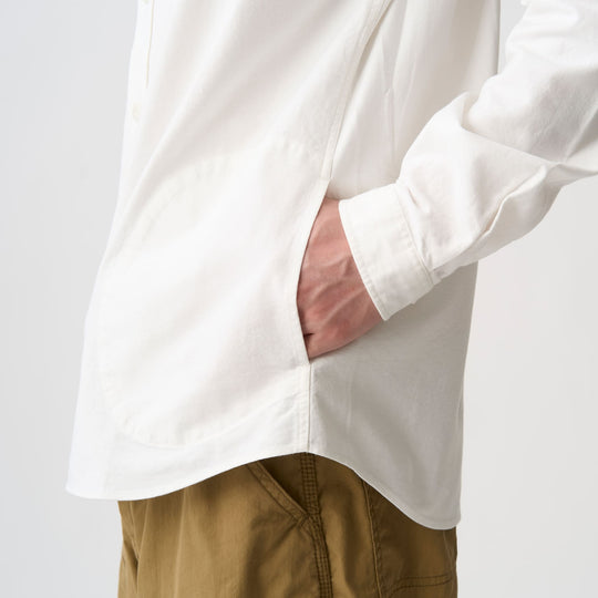 Men's Oxford Band Collar Shirt