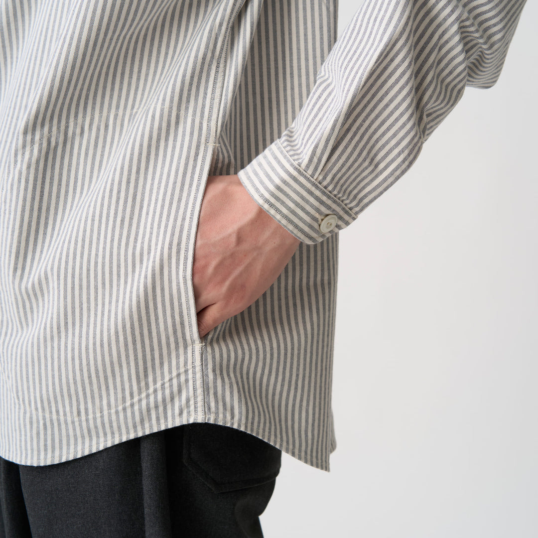 Men's Oxford Round Collar Pullover Shirt Pattern