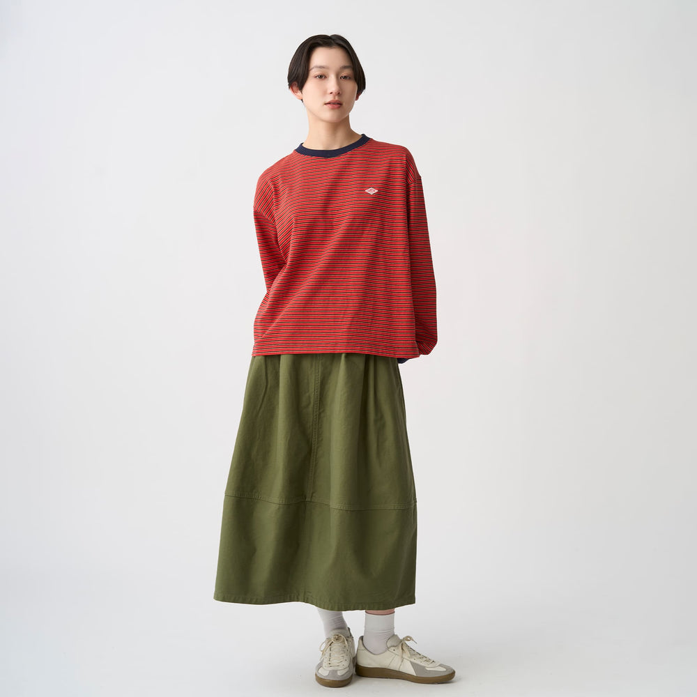 Women's Back Satin Cocoon Skirt
