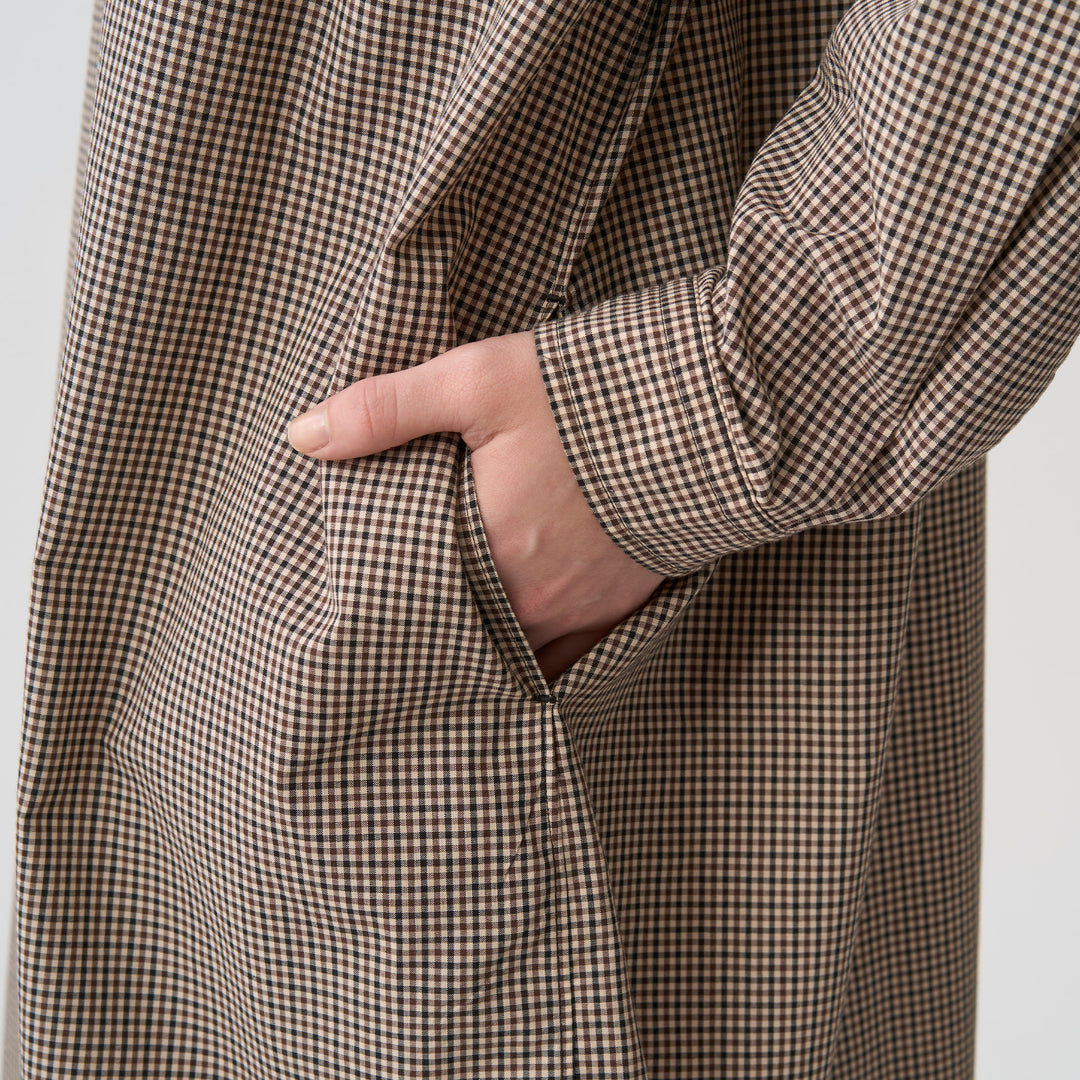Women's Cotton Twill Classic Collar Dress