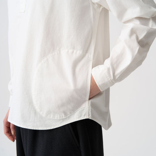 Women's Oxford Round Collar Pullover Shirt
