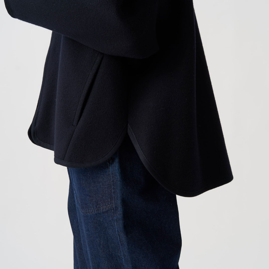 Women's Wool Melton Hooded Jacket