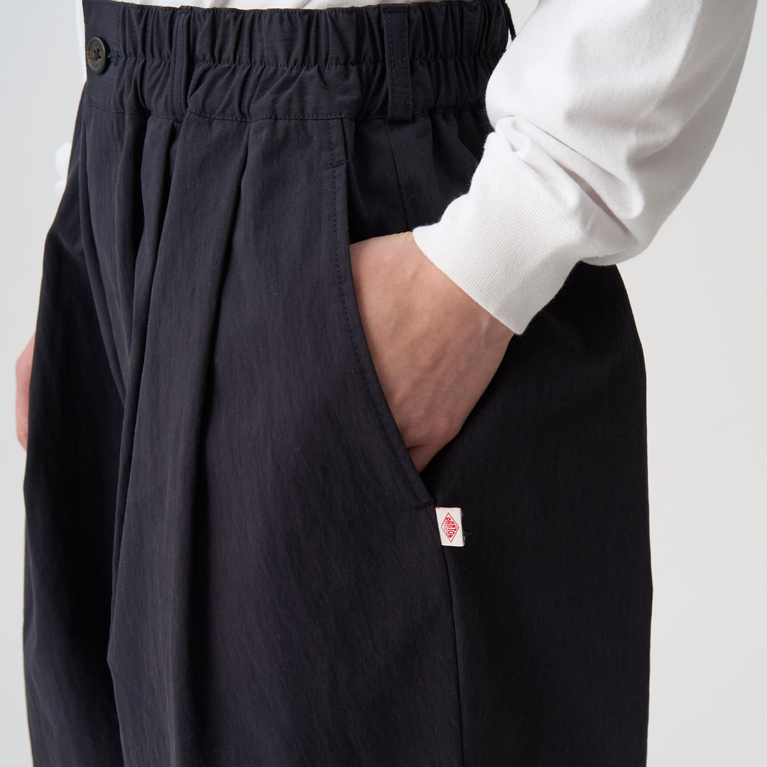 Women's C/N Twill Double Pleated Easy Pants