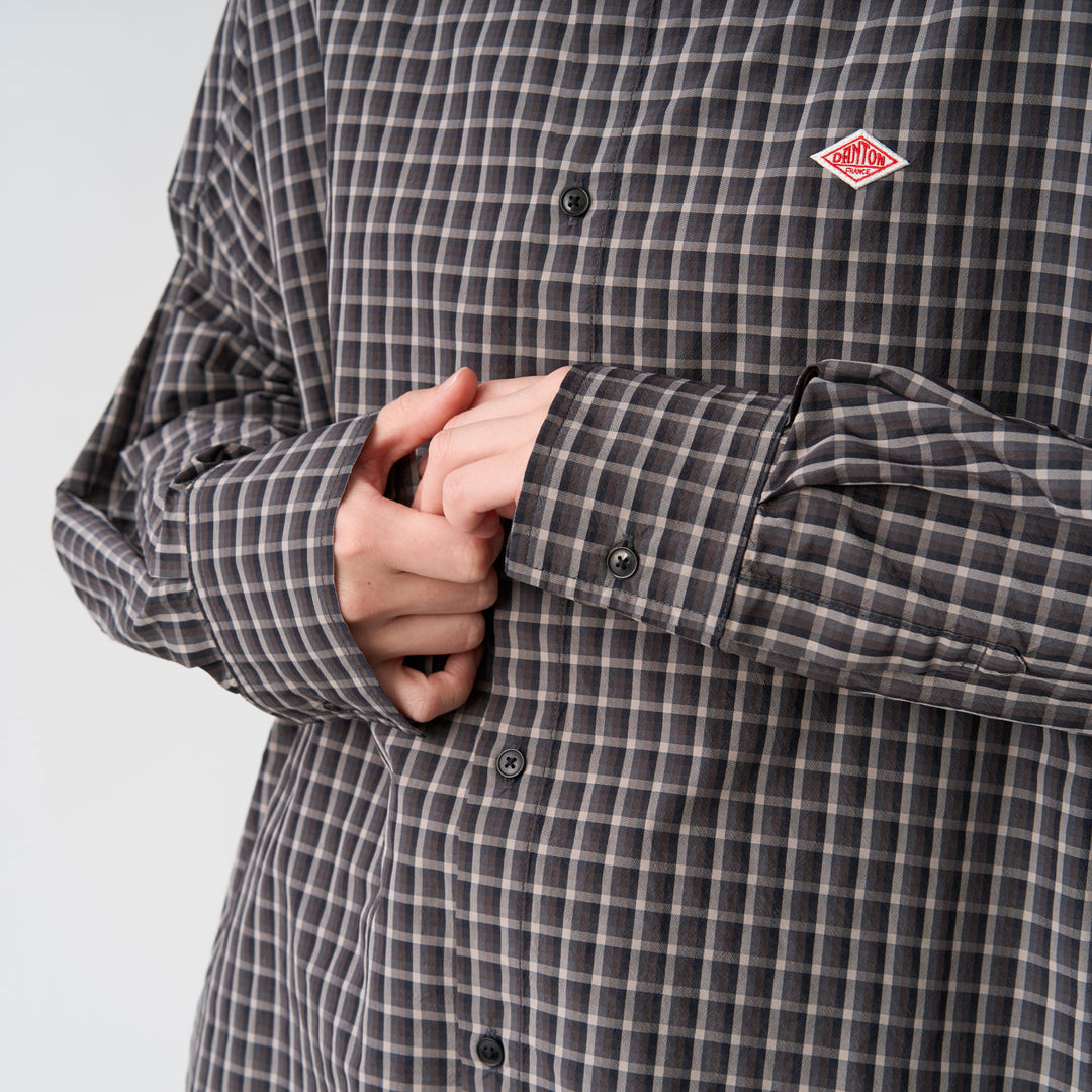 Women's Nylon Regular Collar Shirt