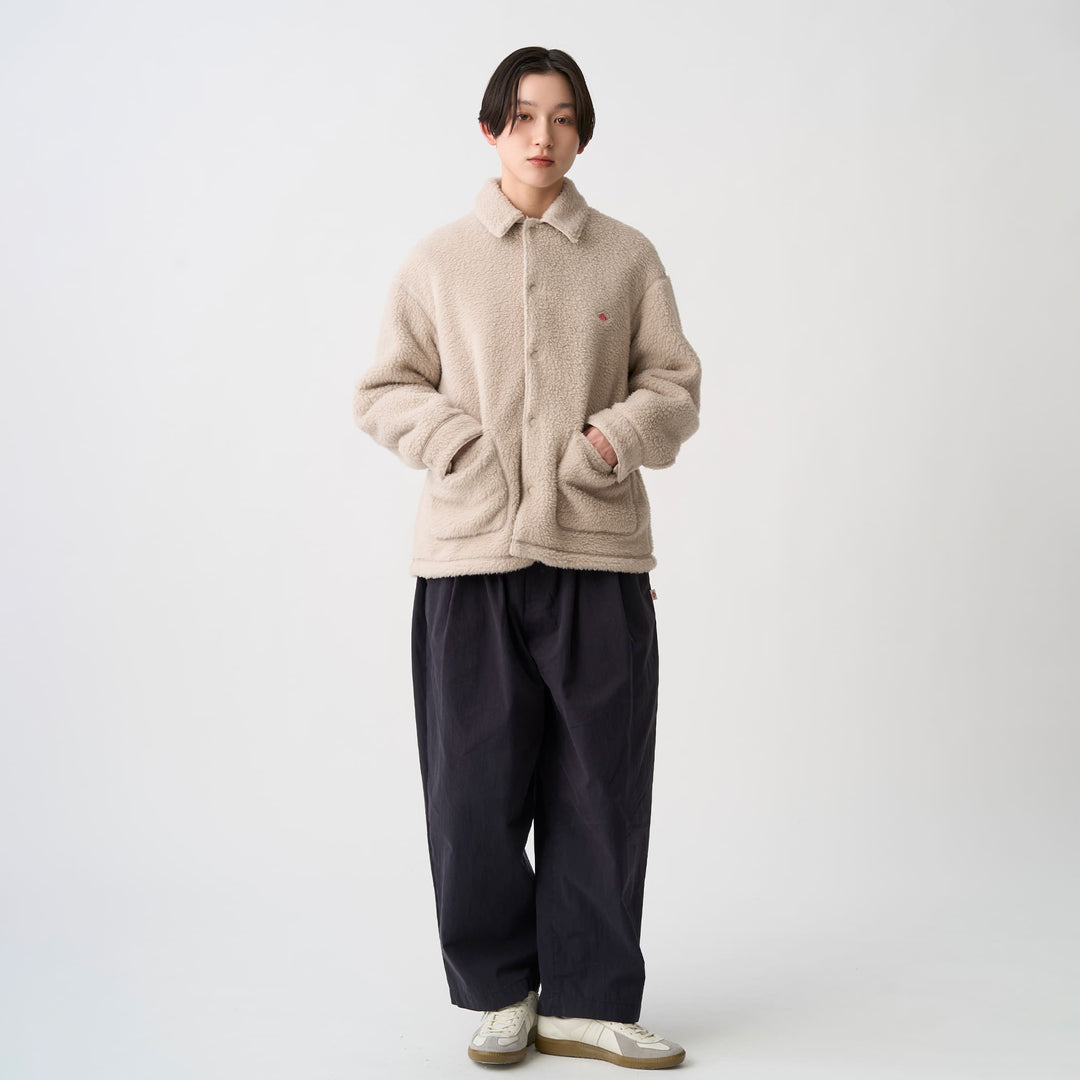 Women's Double Face Boa Coverall Jacket