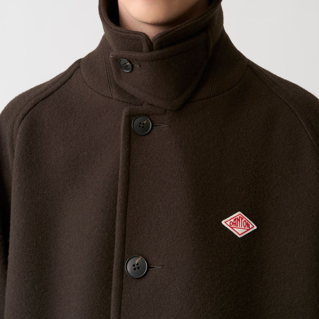 Men's Wool Melton Half Coat