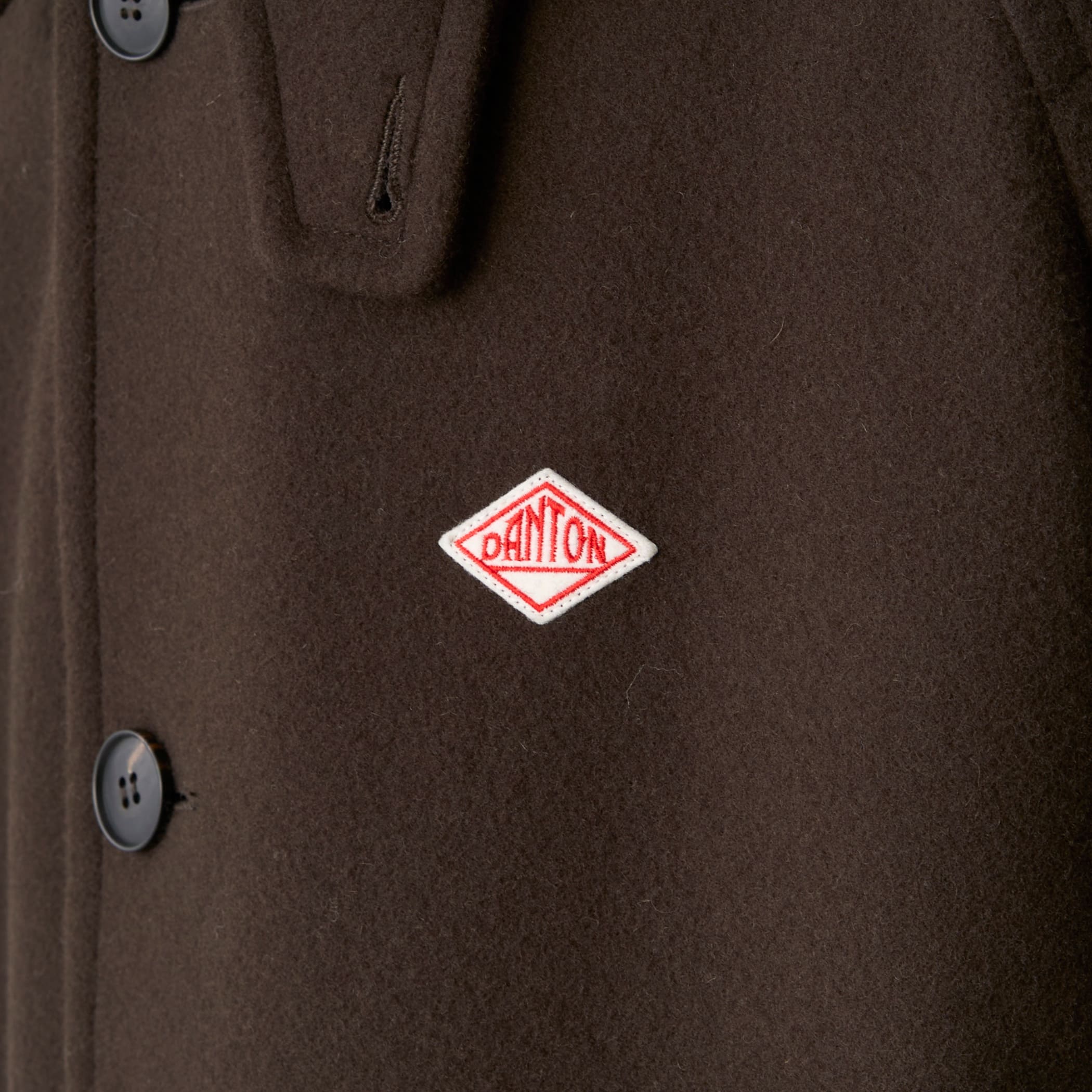 Men's Wool Melton Half Coat – DANTON