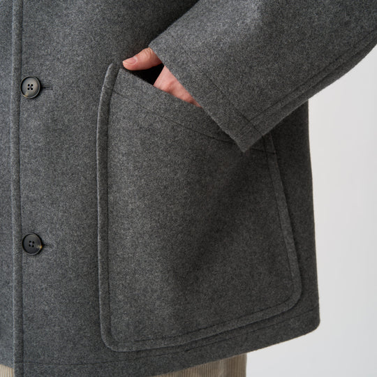 Men's Wool Melton Coverall Jacket