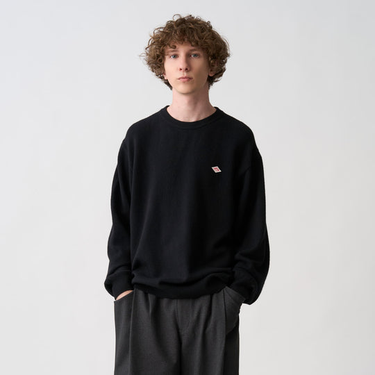 Men's Lambswool Crew Neck Knit Pullover