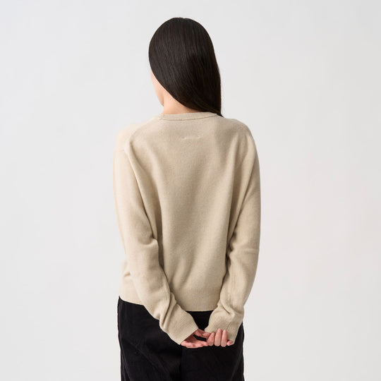 Women's Lambswool Crew Neck Knit Pullover