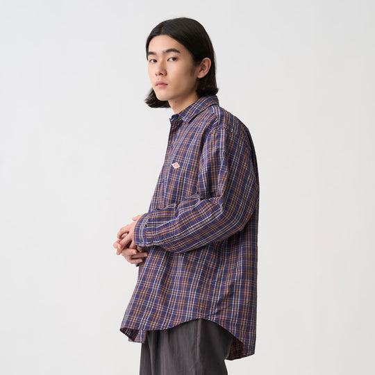 Men's Nylon Regular Collar Shirt