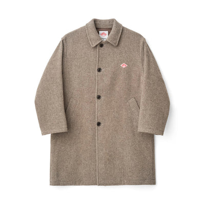 MEN'S WOOL LIGHT PILE LONG COAT