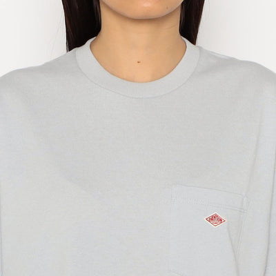 WOMEN'S PLAIN SHORT SLEEVE POCKET T-SHIRT