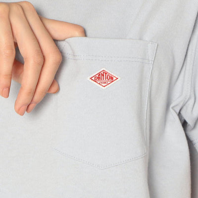 WOMEN'S PLAIN SHORT SLEEVE POCKET T-SHIRT