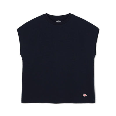 WOMEN'S PLAIN DOLMAN SLEEVELESS T-SHIRT