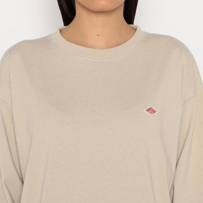 WOMEN'S PLAIN LONG SLEEVE T-SHIRT RIB