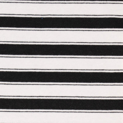 WOMEN'S STRIPE LONG SLEEVE T-SHIRT RIB