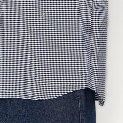 WOMEN'S OXFORD ROUND COLLAR PULLOVER SHIRT S/S