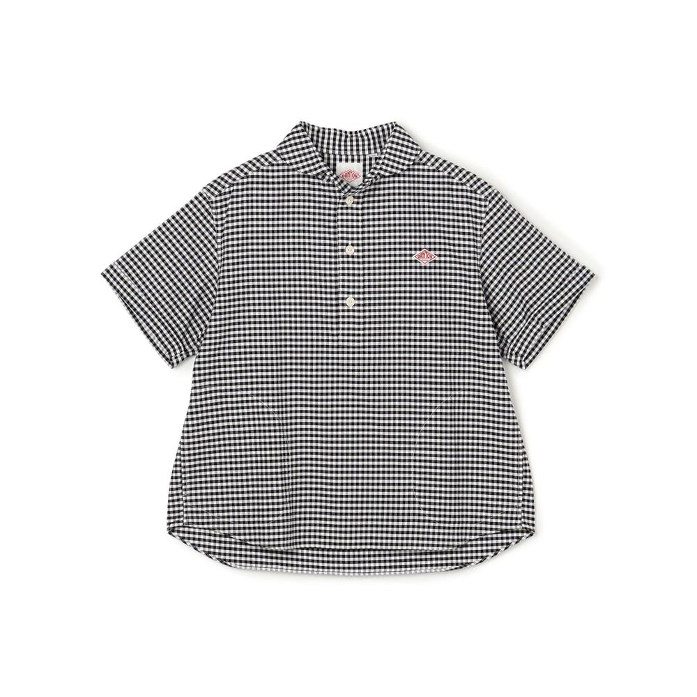 WOMEN'S OXFORD ROUND COLLAR PULLOVER SHIRT S/S