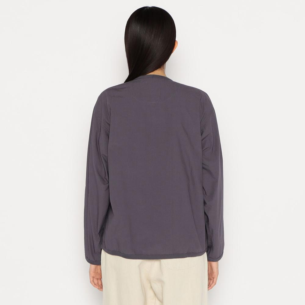 WOMEN'S BROAD CLOTH SHIRT CARDIGAN