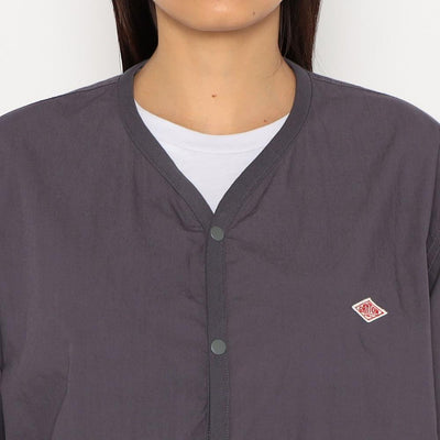 WOMEN'S BROAD CLOTH SHIRT CARDIGAN