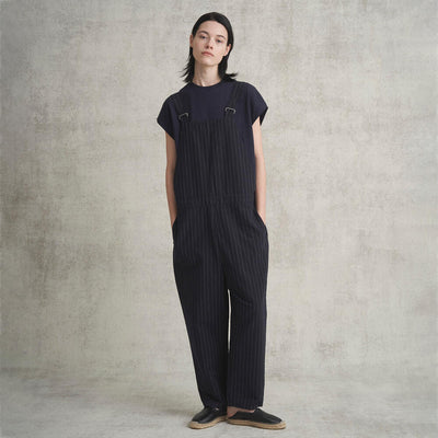 WOMEN'S COTTON LINEN WEATHER SALOPETTE PANTS