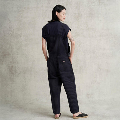 WOMEN'S COTTON LINEN WEATHER SALOPETTE PANTS