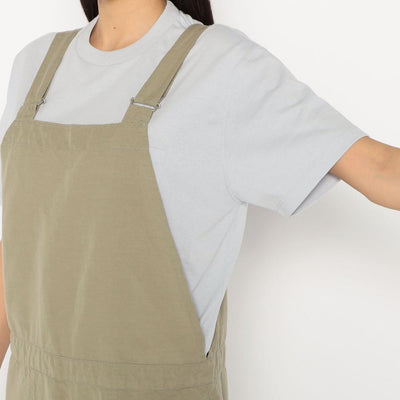 WOMEN'S COTTON LINEN WEATHER SALOPETTE PANTS