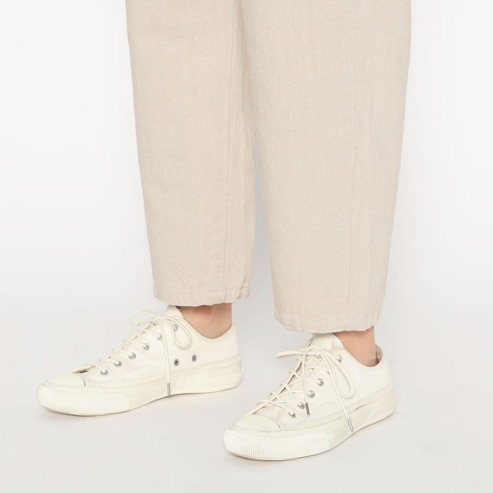 WOMEN'S COTTON LINEN TWILL SALOPETTE PANTS
