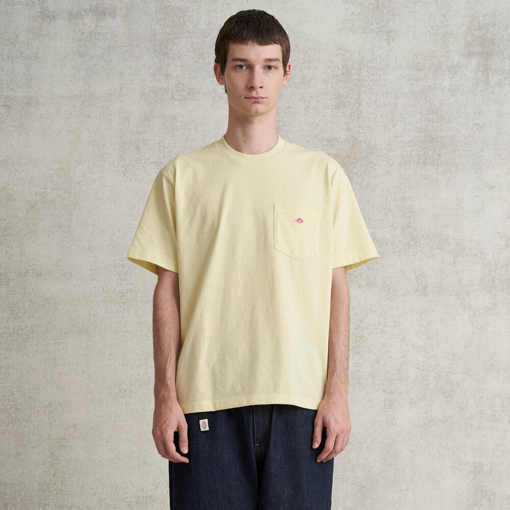 MEN'S PLAIN SHORT SLEEVE POCKET T-SHIRT