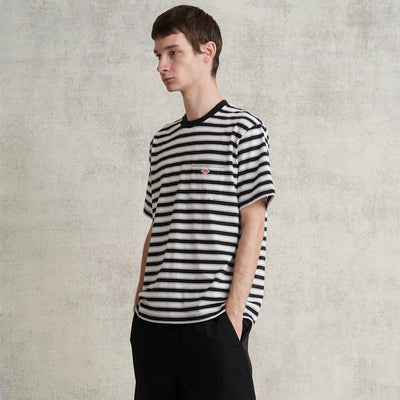 MEN'S STRIPE SHORT SLEEVE POCKET T-SHIRT