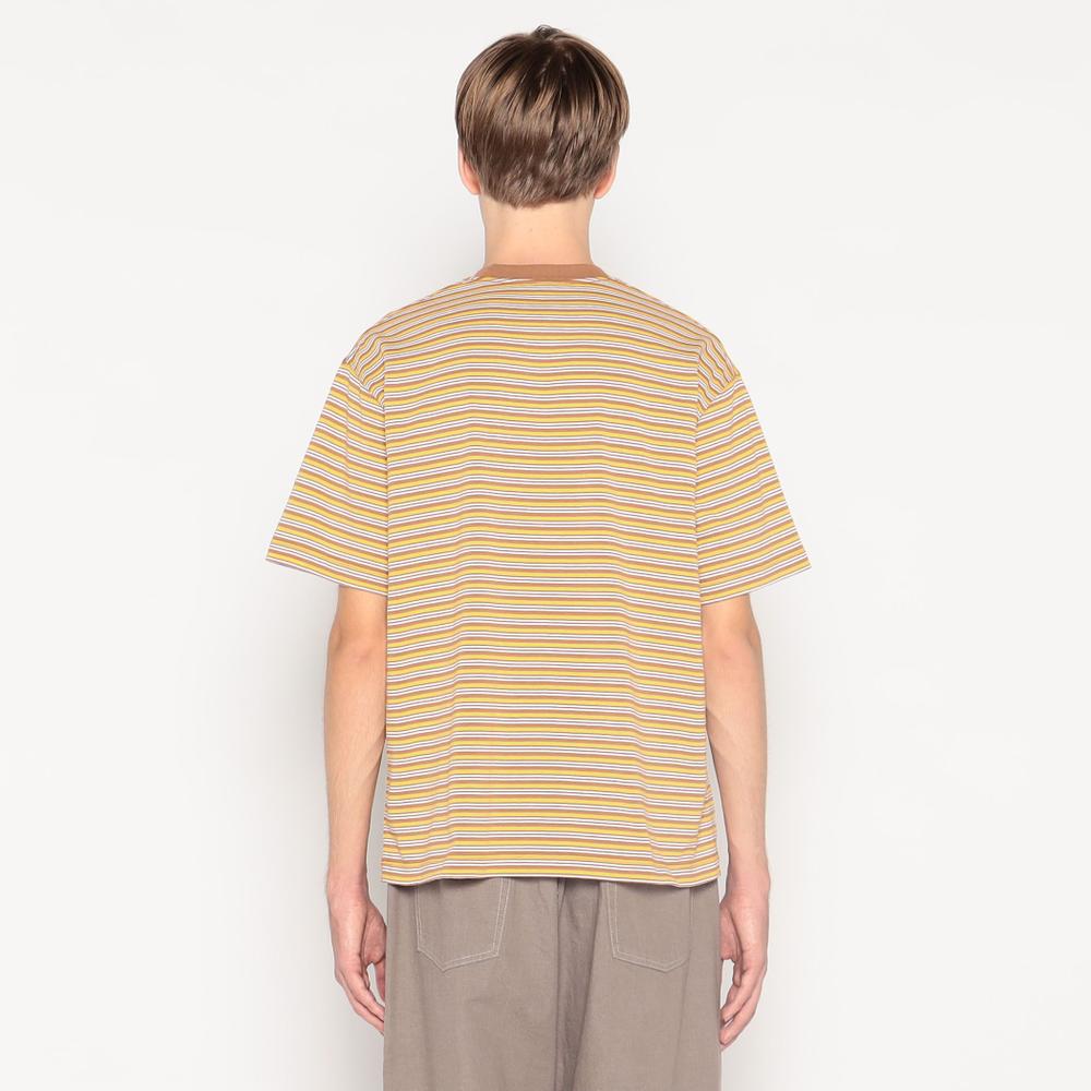 MEN'S STRIPE SHORT SLEEVE POCKET T-SHIRT